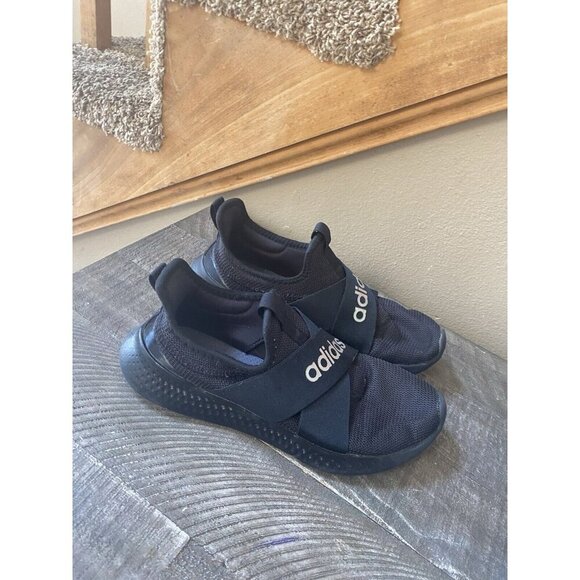 Adidas Womens Puremotion Adapt H02006 Black Running Shoes Sneakers Size 7.5 - Picture 3 of 5